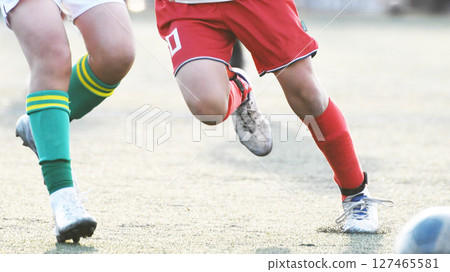 Soccer player to dribble Soccer player to dribble 127465581