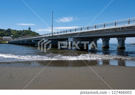 Scenery of Enoshima Bridge and Enoshima Scenery of Enoshima Bridge and Enoshima 127466003