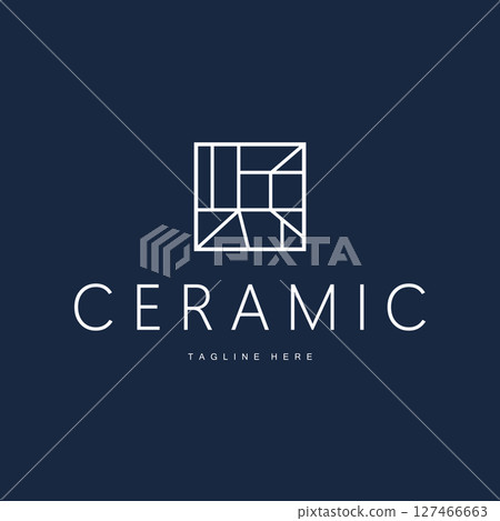 ceramic logo design illustration template symbol home floor decoration with a simple concept of modern home floors as a poster illustration template or decorative ornaments and product brand symbols ceramic logo design illustration template symbol home floor decoration with a simple concept of modern home floors as a poster illustration template or decorative ornaments and product brand symbols 127466663