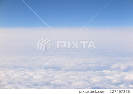 Cloud seen from an airplane Cloud seen from an airplane 127467256