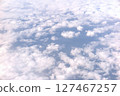 Sky seen from an airplane 127467257