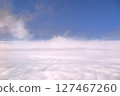 Blue sky covered with a sea of clouds 127467260