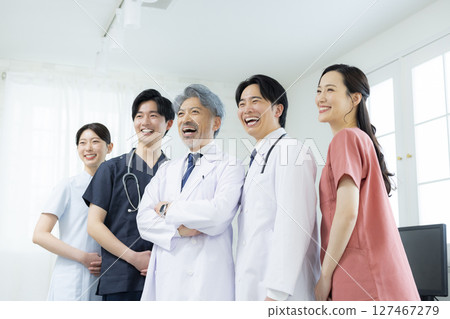 Medical staff, working people, doctors, nurses, medical image 127467279