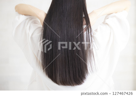 beautiful long hair woman beautiful long hair woman 127467426