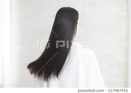 beautiful long hair woman beautiful long hair woman 127467433