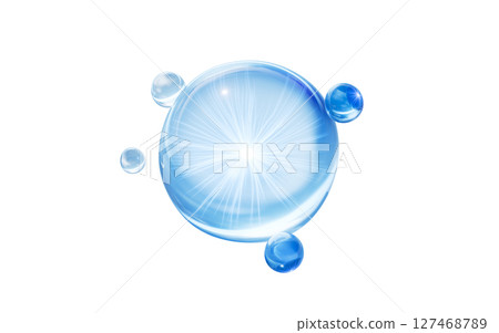 isolated, serum, waterdrop 127468789