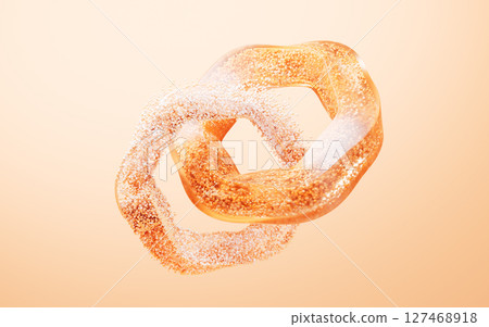 sphere, gloss, reflection 127468918