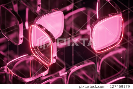 block, matrix, polygon 127469179