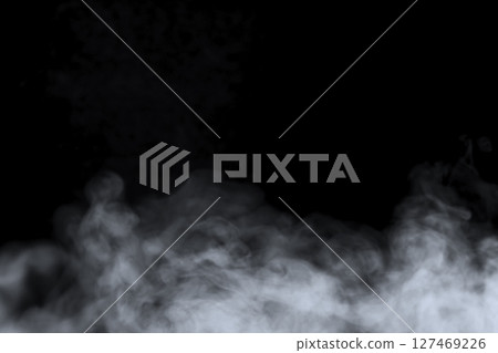 Black background_smoke image 127469226