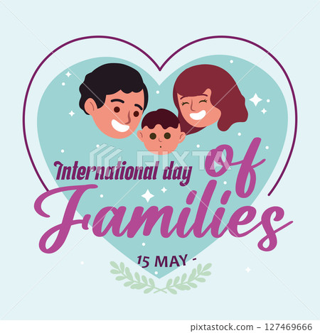Family day cartoon. Vector 127469666