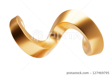 Abstract flowing curve lines, 3d rendering. 127469795