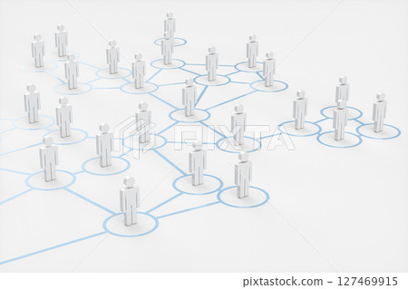 People models, business team concept, 3d 127469915