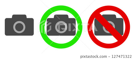 simple camera icon simple camera icon 127471322