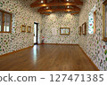 Rokka no Mori Flower Pattern Wrapping Paper Museum 127471385