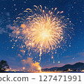 夜空中的煙火－夏日的回憶 127471991
