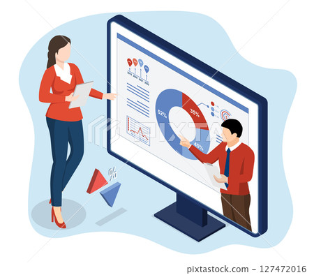 Video conference meetings solutions, online financial advice, video training, tutorial podcasts, and professional business coaching. For effective online business concept. 127472016