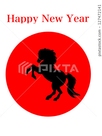 New Year's Card material in the afternoon New Year's Card material in the afternoon 127472141
