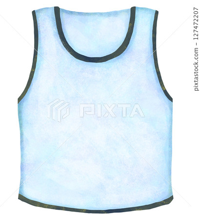 Illustration of a white race bib 127472207