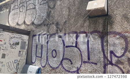 牆上塗鴉 塗鴉藝術 127472398