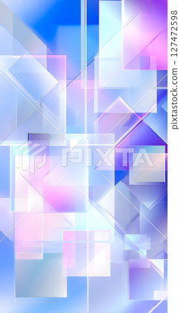 Minimalistic and colorful crystal interface design 127472598