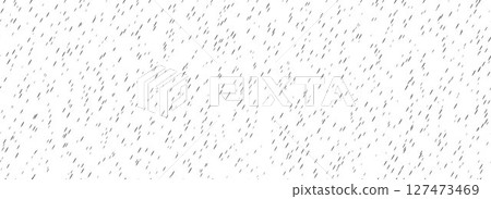 Black small scratches seamless texture. Repeated scattered little lines background. Repeating cuts pattern. Grunge random specks and sprinkles grain overlay. Abstract rain drops wallpaper. Vector 127473469