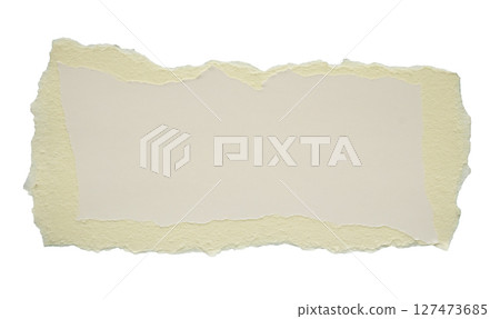White ripped paper torn edges strips isolated on white background White ripped paper torn edges strips isolated on white background 127473685