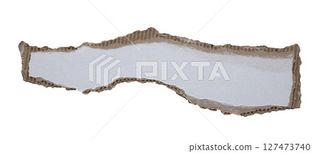 piece of white paper tear isolated on white background 127473740