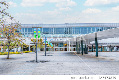 富山縣富山市JR富山站北口晴天 富山縣富山市JR富山站北口晴天 127473819