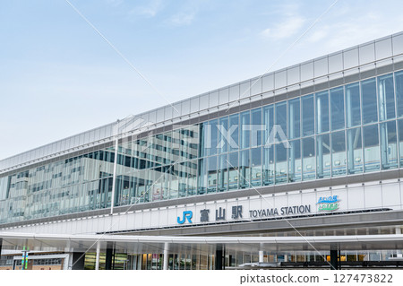富山縣富山市JR富山站北口晴天 127473822