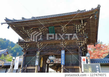 秋季的長谷寺:山門 秋季的長谷寺:山門 127474071