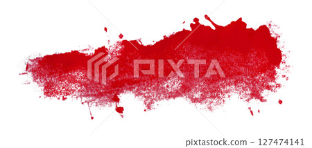 red watercolor background. Artistic hand paint. Isolated on transparent background. red watercolor background. Artistic hand paint. Isolated on transparent background. 127474141