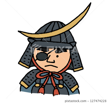 伊達政宗的手繪插圖 127474228