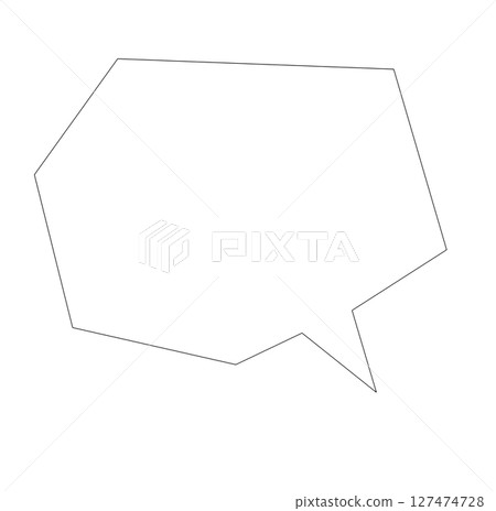 簡單的語音泡棉單色圖標 簡單的語音泡棉單色圖標 127474728