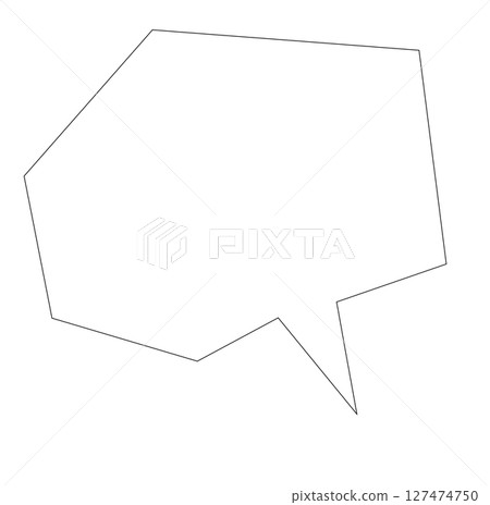 簡單的語音泡棉單色圖標 127474750