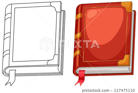 Classic Book Vector Illustration Classic Book Vector Illustration 127475110