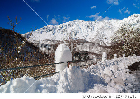 250317 Snow scene in Akiyamago (clear sky) 127475183