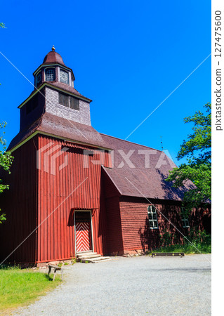 Seglora Church in Skansen open air museum, Stockholm, Sweden 127475600