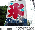 Shaved ice shop flag① 127475809