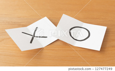 X 和圓圈,是和否,調查,投票 X 和圓圈,是和否,調查,投票 127477249