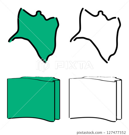 Handwritten_Azerbaijan_Nakhchivan_Vector_Set_03 127477352