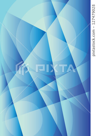 Geometric Abstract Shapes in Chromatic Blue Tone Geometric Abstract Shapes in Chromatic Blue Tone 127479028