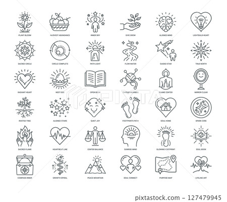 weather forecast icons collection weather conditions atmospheric phenomena 127479945