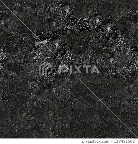 Texture of burnt organic matter. Seamless texture. 127481508
