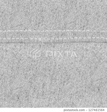 Seamless White Denim fabric with seams, denim jacket, denim pants, for background or fabric sample sale. Seamless White Denim fabric with seams, denim jacket, denim pants, for background or fabric sample sale. 127481564