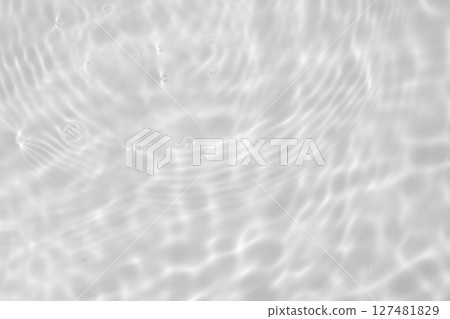 Abstract white transparent water shadow surface texture natural ripple background 127481829