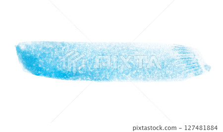 blue brush stroke isolated on white background blue brush stroke isolated on white background 127481884