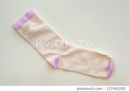 cotton sport socks on white background cotton sport socks on white background 127482091