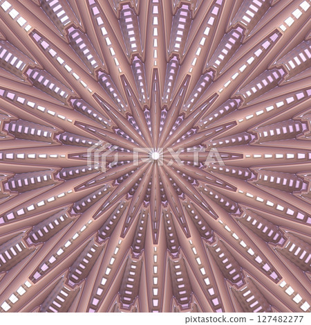 Stylish abstract Kaleid-O-Rama texture 127482277