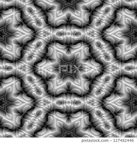 Beautiful kaleidoscope seamless pattern. Seamless kaleidoscope texture. Beautiful kaleidoscope seamless pattern. Seamless kaleidoscope texture. 127482446