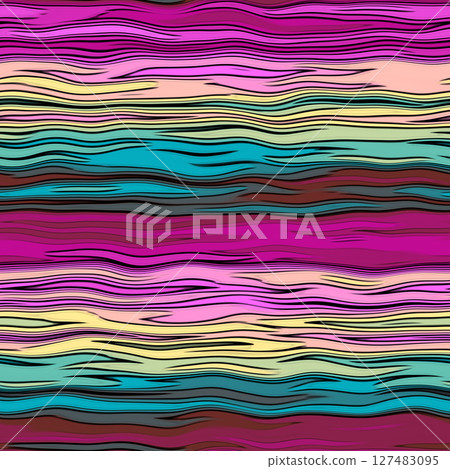 Multicolored seamless background. Modern stylish abstract texture. 127483095